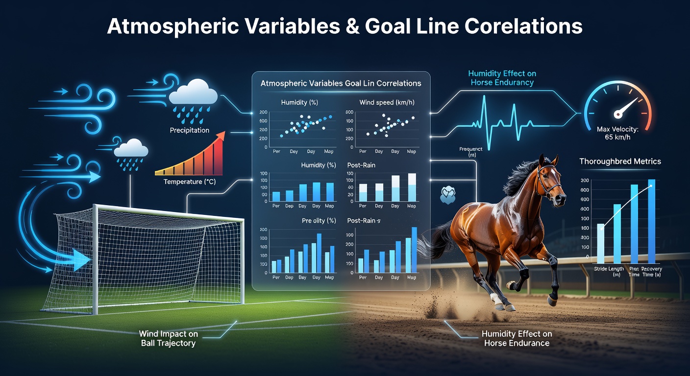 Atmospheric conditions impacting soccer pitches and racing tracks during competitive events
