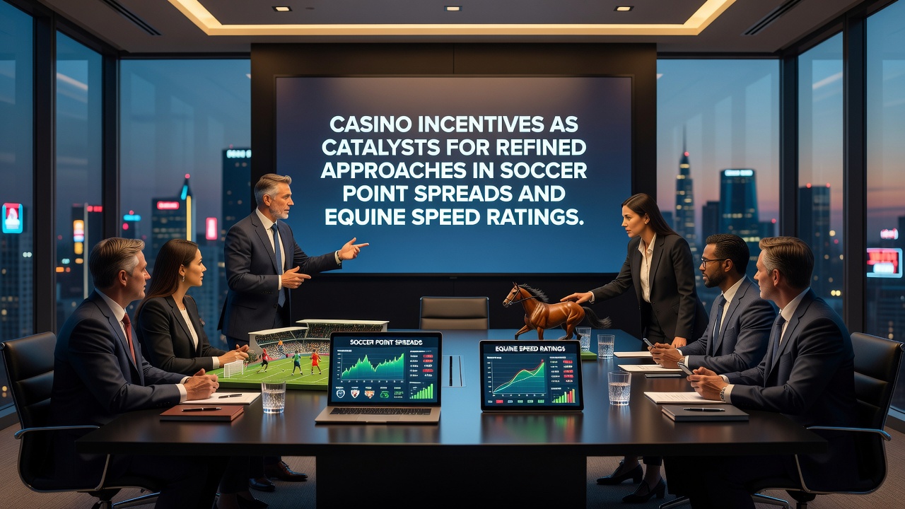 Detailed charts comparing soccer spread calculations and equine speed rating adjustments