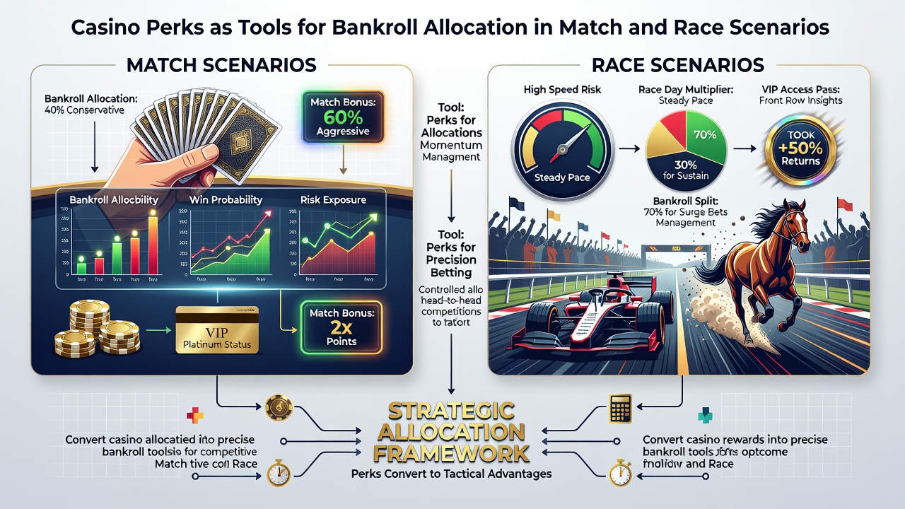 Bankroll allocation charts and strategy notes for horse racing and soccer match betting scenarios