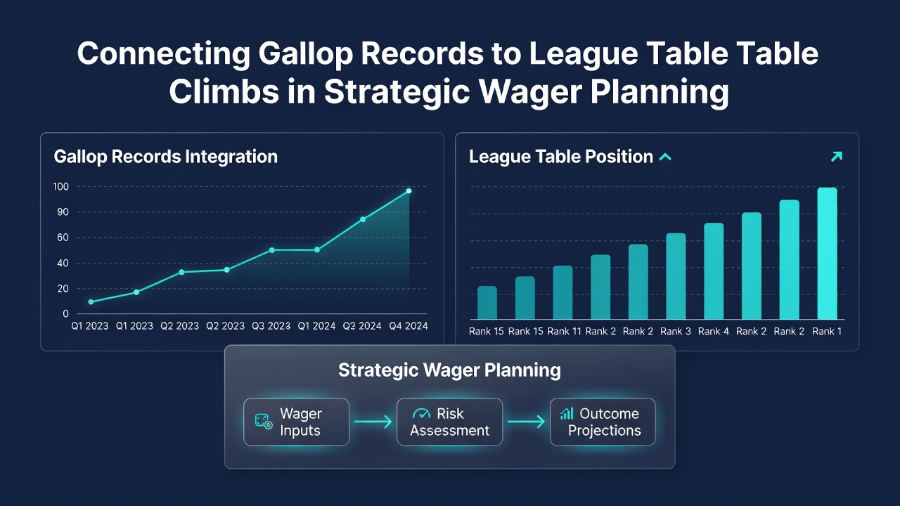 Strategic wager planning using combined gallop and league data